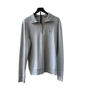 Burberry Men’s Gray Pullover Sweater Classic Logo Size M